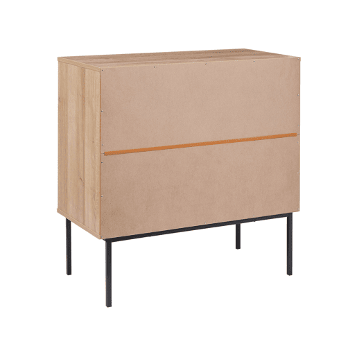 Cómoda 3 gavetas PASCO Castanho claro Cómoda 3 gavetas PASCO Castanho claro