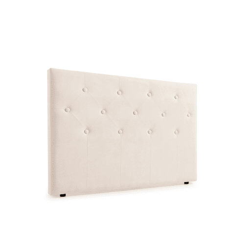 Cabeceira Estofada VICTORIA Aqualine 210x115x12 cm - BEGE - Moonia