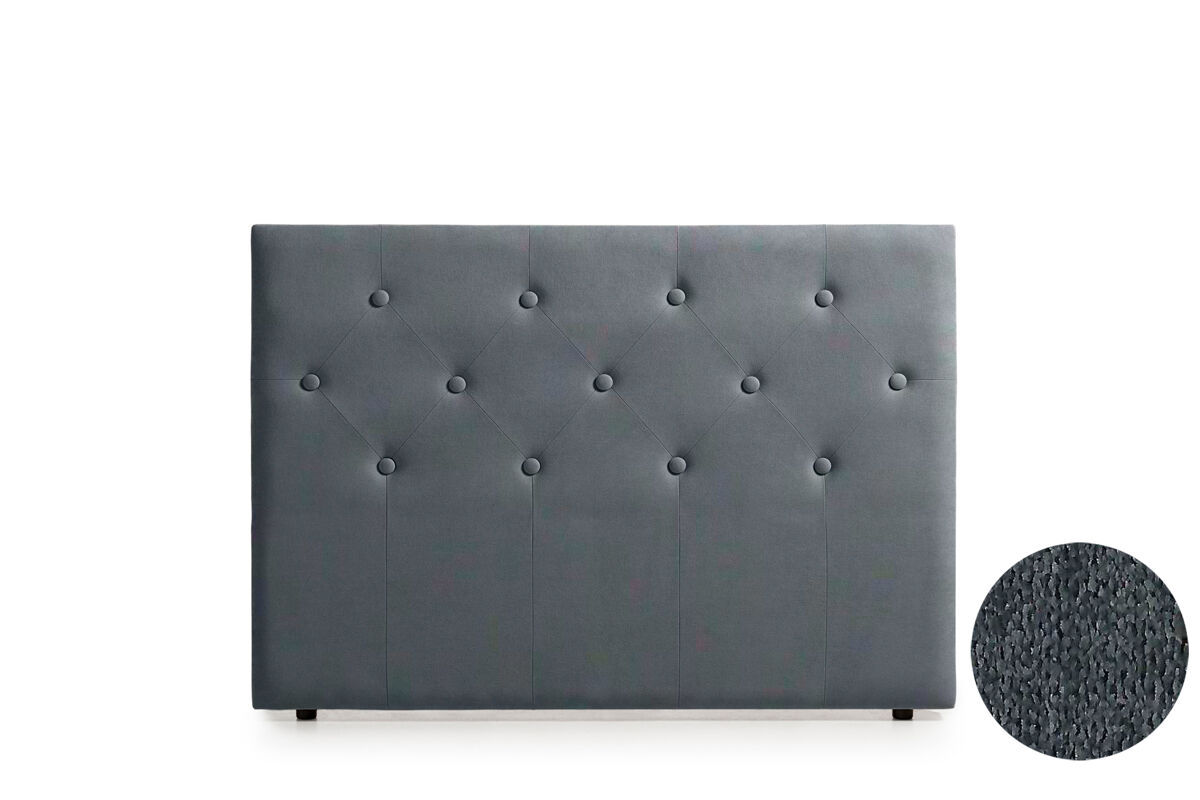 Cabecero Tapizado VICTORIA Acualine 115 Gris Oscuro