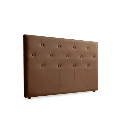 Cabeceira Estofada VICTORIA Pele Sintética 130x115x12 cm - Moonia