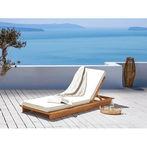 Beliani Cadeira loungerelax GRANARI