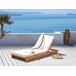 Beliani Tumbona GRANARI Beliani Tumbona GRANARI Blanco/ Beige