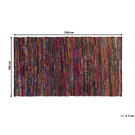 Tapete BARTIN Preto 160 x 230 cm