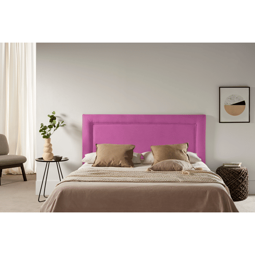 Cabeceira Estofada REGINA Aqualine 170x115x5 cm - Fúcsia - Moonia