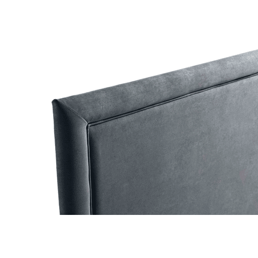 Cabeceira Estofada REGINA Aqualine 100x115x5 cm - CINZA ESCURO - Moonia