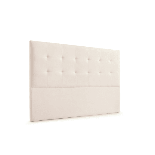 Cabeceira Estofada ATENEA Aqualine 100x120x8 cm - BEGE - Moonia