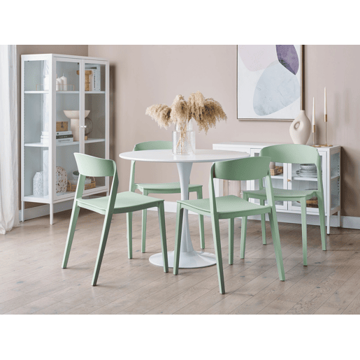 Conjunto de 2 cadeiras de jantar SOMERS Verde menta