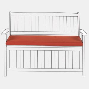 Almofada para banco de assento SOVANA 45 x 110 cm Vermelho escuro