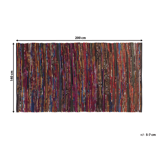 Tapete BARTIN Preto 140 x 200 cm