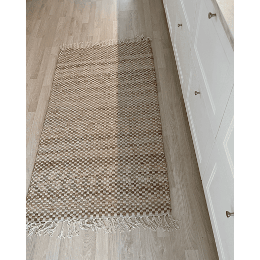 Tapete ZERDALI Creme 80 x 150 cm Juta