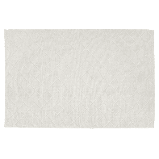 Tapete ELLEK Branco 140 x 200 cm Lã