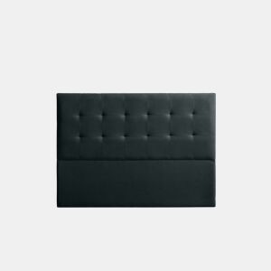 Cabeceira Estofada ATENEA Aqualine 90x120x8 cm - PRETO - Moonia