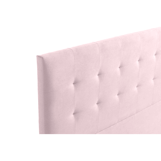 Cabeceira Estofada ATENEA Aqualine 100x120x8 cm - Rosa Claro - Moonia