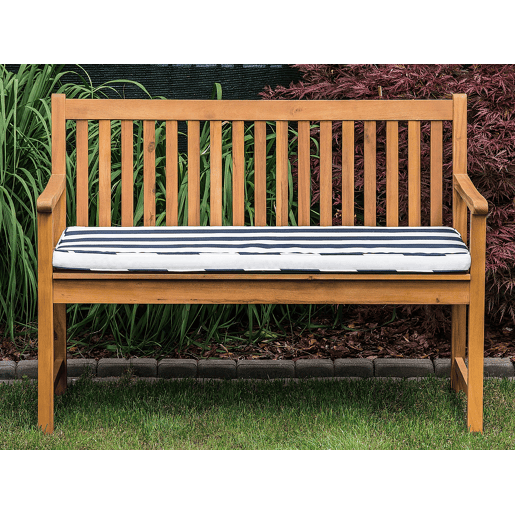 Almofada para banco de assento VIVARA 112 x 54 cm Azul marinho
