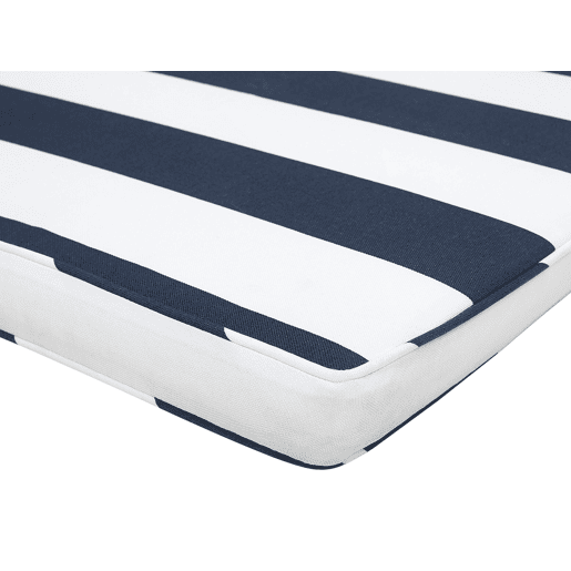Almofada para banco de assento VIVARA 112 x 54 cm Azul marinho