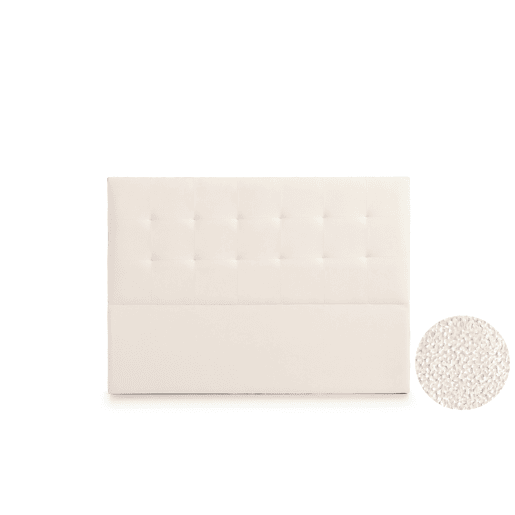 Cabeceira Estofada ATENEA Aqualine 170x120x8 cm - BEGE - Moonia