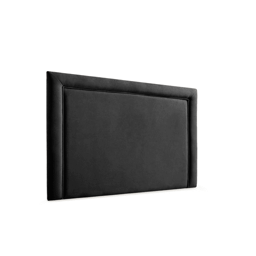 Cabeceira Estofada REGINA Aqualine 100x115x5 cm - PRETO - Moonia