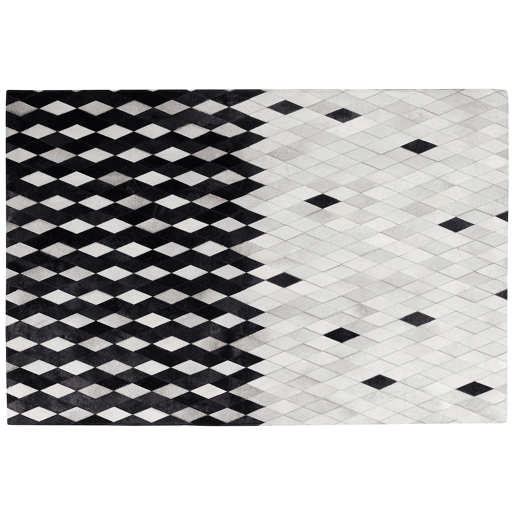 Tapete MALDAN Preto 160 x 230 cm Pele