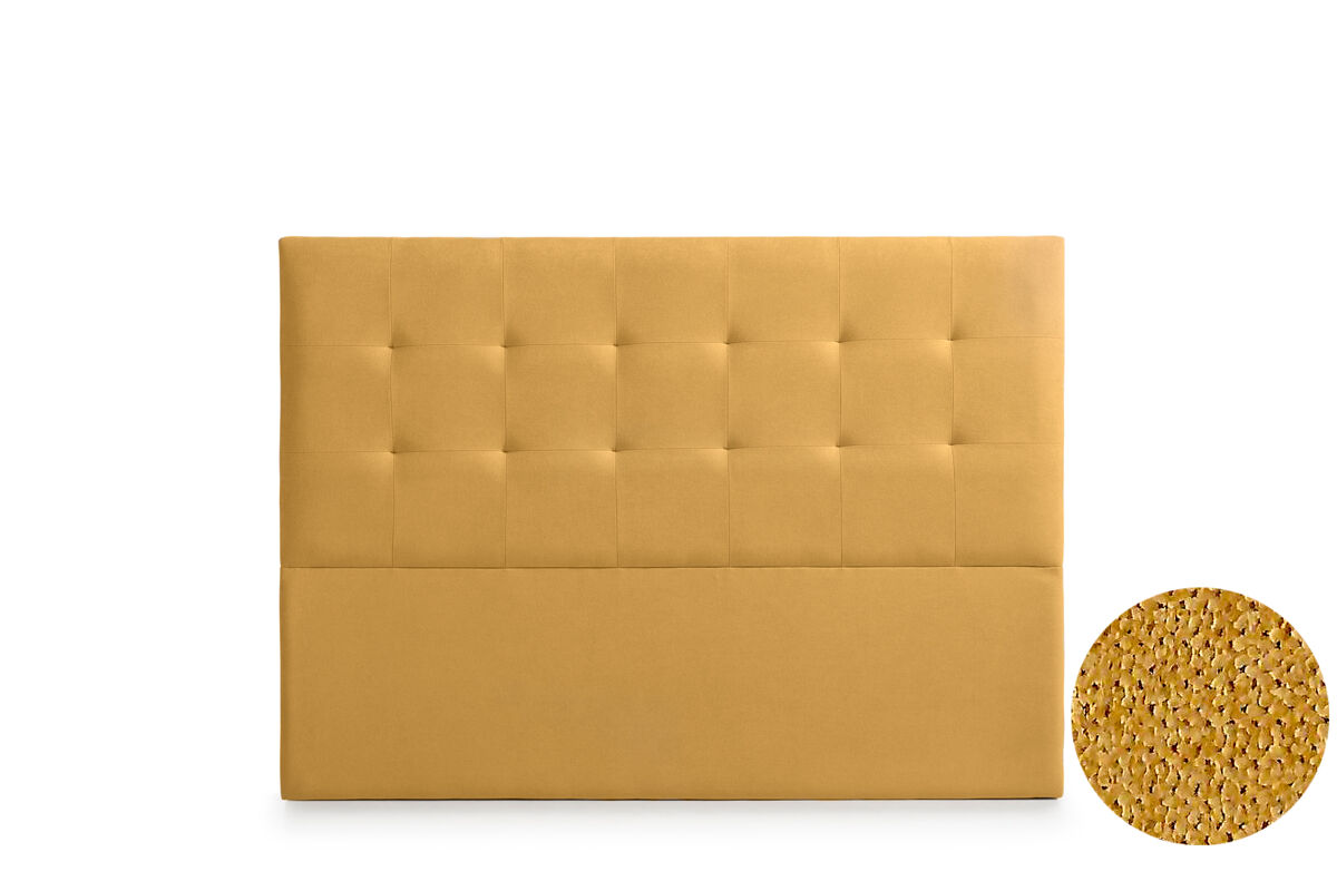 Cabecero Tapizado ATENEA Acualine 90 Mostaza