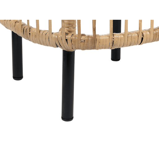 Mesa de centro de jardim CESENATICO Rattan Natural Mesa de centro de jardim CESENATICO Rattan Natural