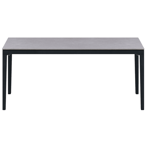 Conjunto de jardim com mesa 4 lugares SCIACCA Metal Cinzento