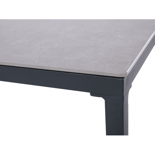 Conjunto de jardim com mesa 4 lugares SCIACCA Metal Cinzento