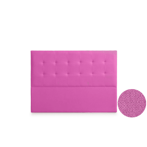 Cabeceira Estofada ATENEA Aqualine 100x120x8 cm - Fúcsia - Moonia