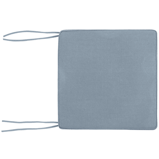 Conjunto de 8 almofadas de cadeira para jardim SASSARI 46 x 46 cm Azul