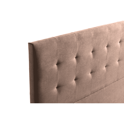 Cabeceira Estofada ATENEA Aqualine 220x120x8 cm - CHOCOLATE - Moonia