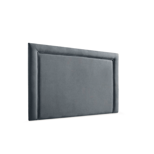 Cabeceira Estofada REGINA Aqualine 170x115x5 cm - CINZA ESCURO - Moonia