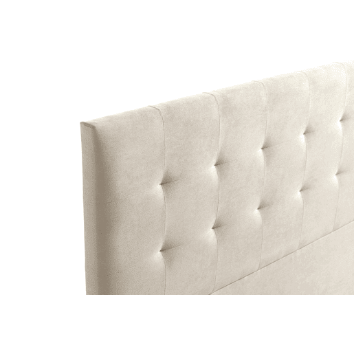 Cabeceira Estofada ATENEA Aqualine 90x120x8 cm - Bege Torrado - Moonia