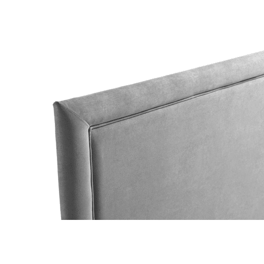 Cabeceira Estofada REGINA Aqualine 115x115x5 cm - Cinzento Claro - Moonia