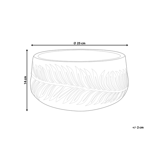 Vaso FTERO 25 cm Cinzento Vaso FTERO 25 cm Cinzento