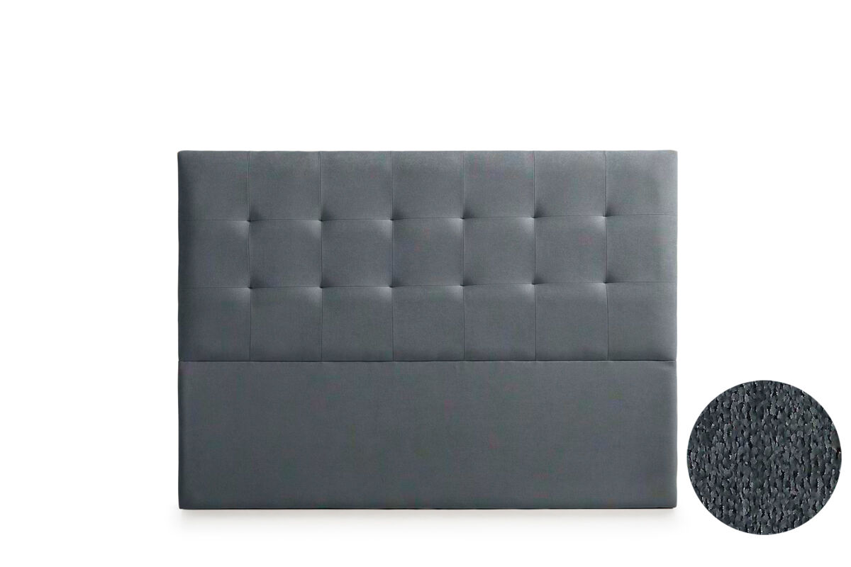 Cabecero Tapizado ATENEA Acualine 90 Gris Oscuro