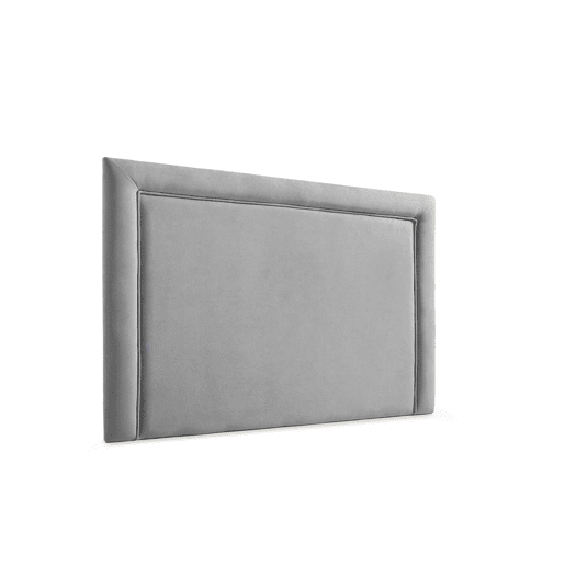Cabeceira Estofada REGINA Aqualine 90x115x5 cm - Cinzento Claro - Moonia