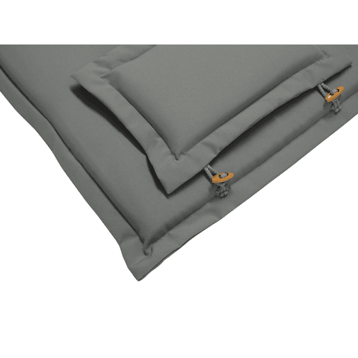 Conjunto de 6 almofadas de encostoassento TOSCANA 50 x 70 cm Cinzento