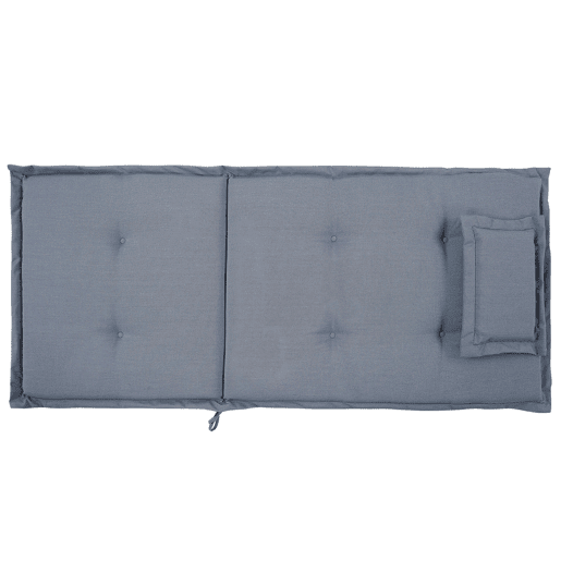 Conjunto de 2 almofadas de encostoassento JAVAAMANTEA 50 x 70 cm Azul Conjunto de 2 almofadas de encostoassento JAVAAMANTEA 50 x 70 cm Azul