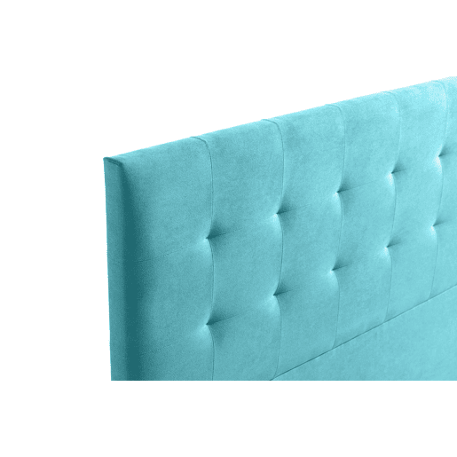 Cabeceira Estofada ATENEA Aqualine 100x120x8 cm - TURQUESA - Moonia