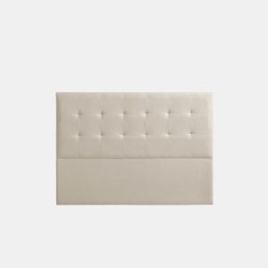 Cabeceira Estofada ATENEA Aqualine 210x120x8 cm - Bege Torrado - Moonia