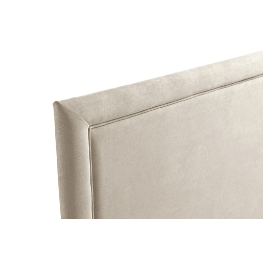 Cabeceira Estofada REGINA Aqualine 145x115x5 cm - Bege Torrado - Moonia