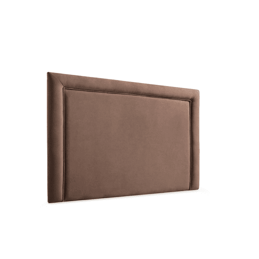 Cabeceira Estofada REGINA Aqualine 100x115x5 cm - CHOCOLATE - Moonia