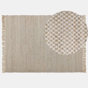 Tapete ZERDALI Creme 140 x 200 cm Juta
