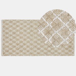 Tapete AKBEZ Creme claro 50 x 80 cm Juta