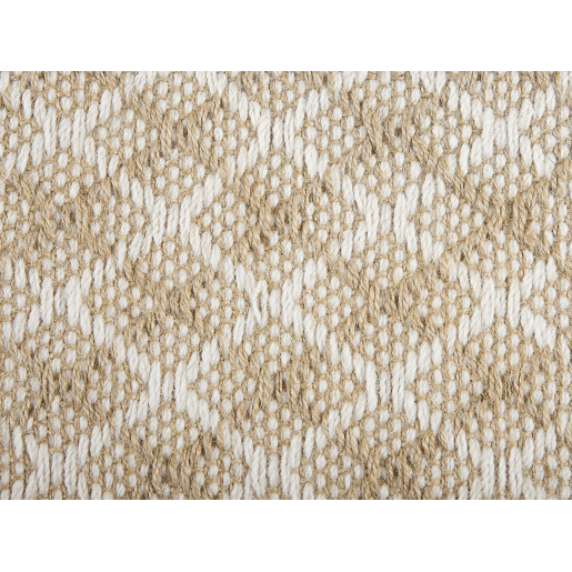 Tapete AKBEZ Creme claro 50 x 80 cm Juta