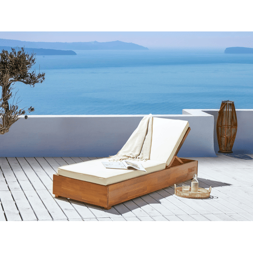 Beliani Cadeira loungerelax FANANO