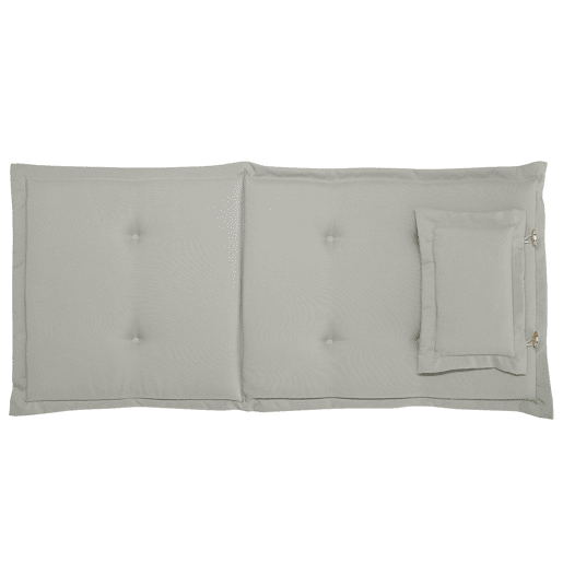 Conjunto de 6 almofadas de encostoassento TOSCANA 50 x 70 cm Taupe