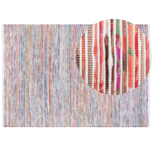 Tapete BARTIN Branco 160 x 230 cm Tapete BARTIN Branco 160 x 230 cm