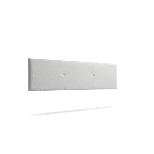 Cabeceira Estofada ALMA Pele Sintética 210x50x5 cm - CINZA CLARO - Moonia