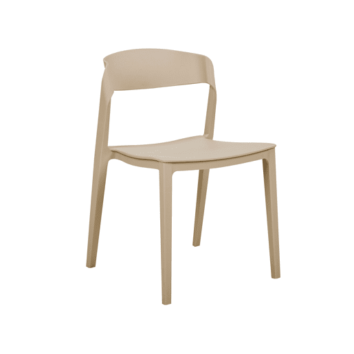 Conjunto de 2 cadeiras de jantar SOMERS Creme