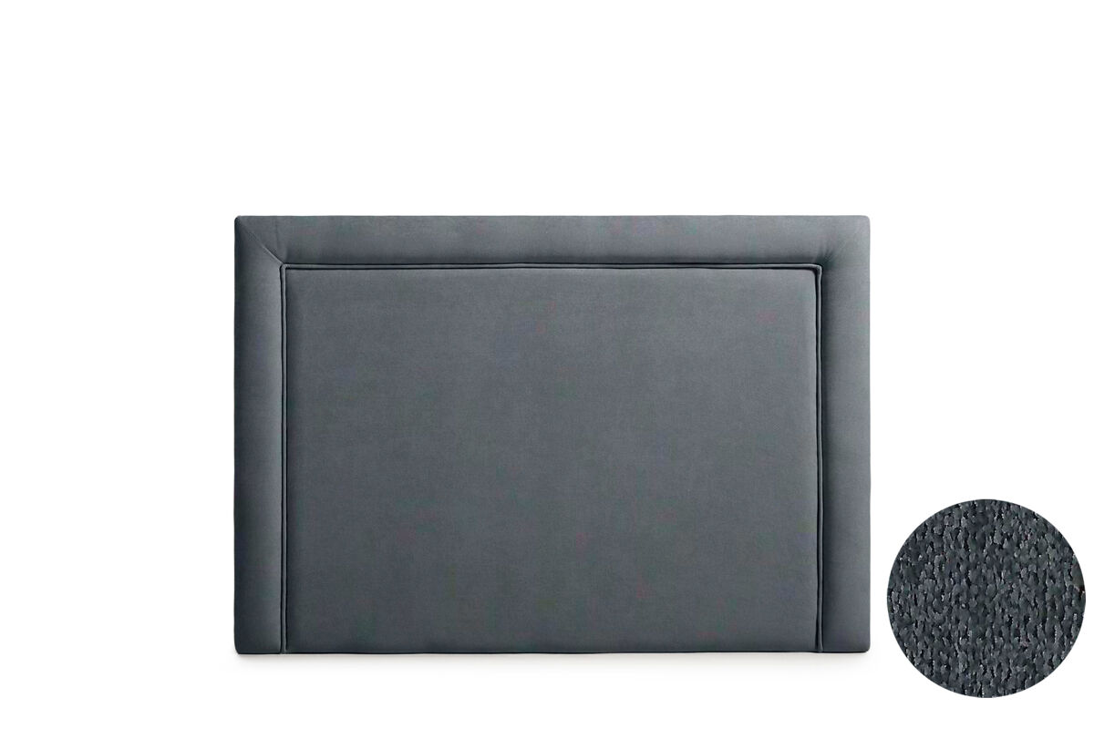 Cabecero Tapizado REGINA Acualine 90 Gris Oscuro